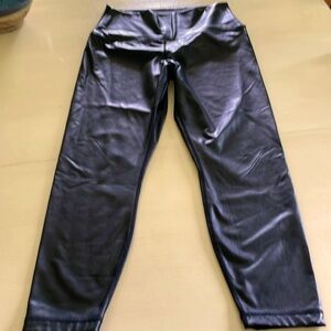 90 degree reflex faux leather leggings size XL